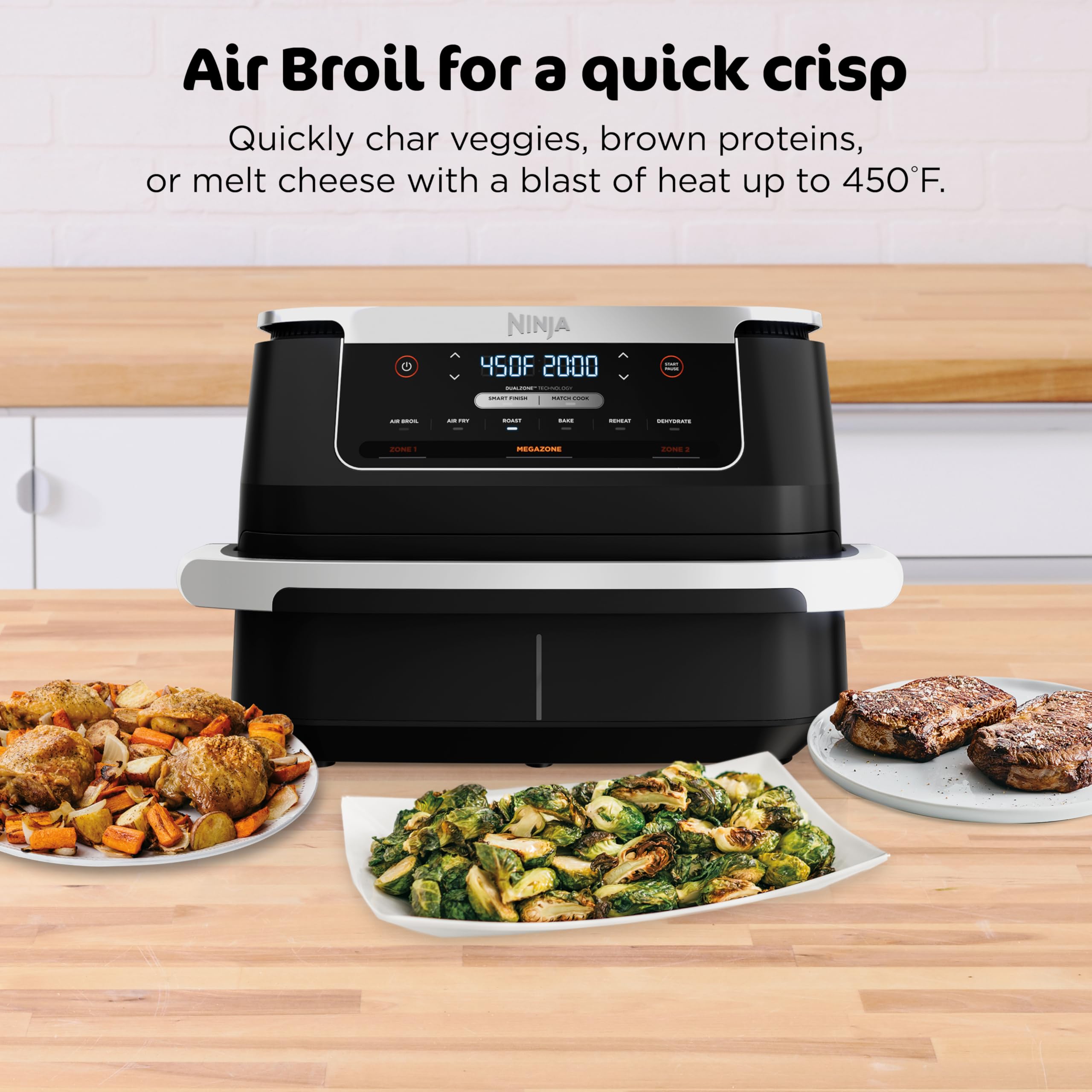 Amazon.com: Ninja Foodi Air Fryer | 6-in-1 with 7-QT MegaZone